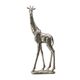 A & B Home Silver Standing Giraffe-0