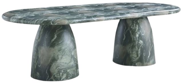 Meridian Furniture Cosenza Green 96" Indoor/Outdoor Concrete Dining Table-0