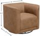 Emerald Home Whirlaway Saddle Brown Swivel Accent Chair-2