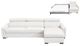 VIG Furniture Estro Salotti Sacha White Leather Reversible Sectional Sofa Bed with Storage-1