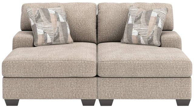 Benchcraft® Newellen 2-Piece Hemp Super Chaise Sectional-1