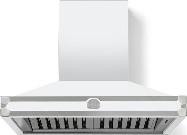 La Cornue CornuFé 90 AlberTine 36" Pure White Wall Mounted Chimney Hood-0