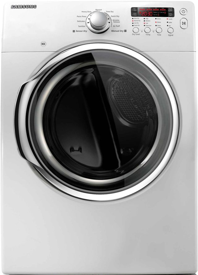 Samsung 7.3 Cu. Ft. Neat White Electric Dryer-0