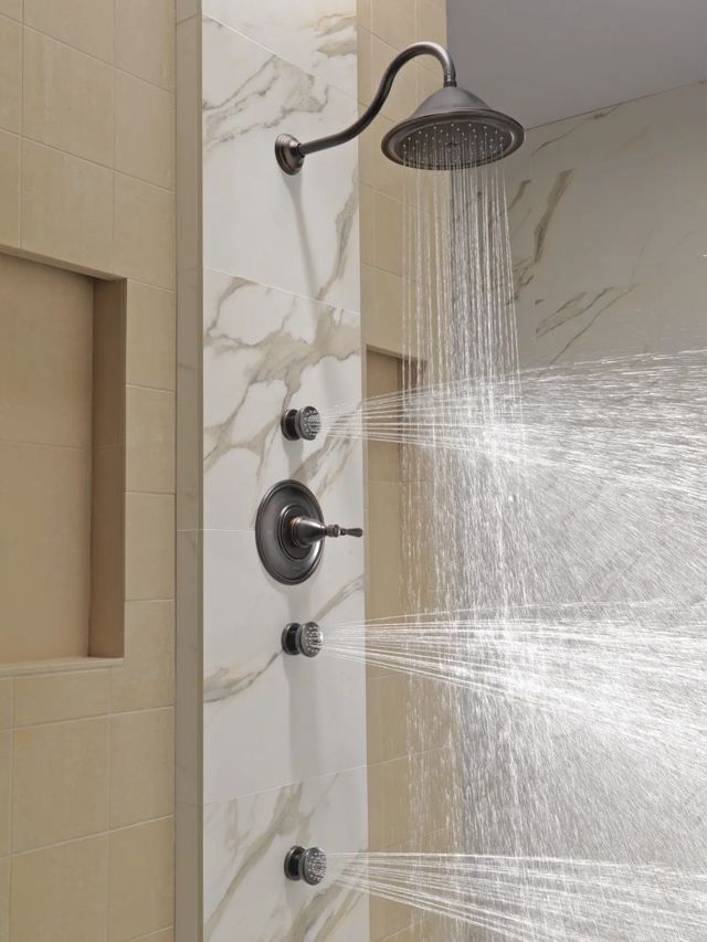 Brizo Essential™ Venetian Bronze® Touch-Clean® Round Body Spray-3