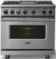 Viking® 7 Series 36" Stainless Steel Pro Style Dual Fuel Range-2