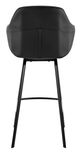 Armen Living Brigden Black 26" Counter Stool-3