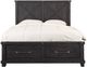 Modus Furniture Yosemite Cafe Eastern King Storage Panel Bed-2