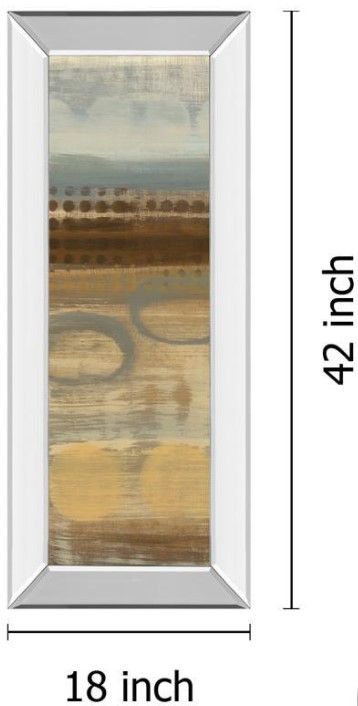 Classy Living Jeni Lee Movement Panel I 18" Wall Art-2