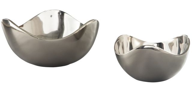 Signature Design by Ashley® Donato 2-Piece Chrome Bowl Set-0