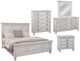 American Woodcrafters 1020 Salter Path 5-Piece White Queen Bedroom Set-0