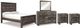 Signature Design by Ashley® Wynnlow 5-Piece Gray King Crossbuck Panel Bed Set-0