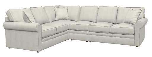 La-Z-Boy® Collins Oyster Sectional with Custom Layout Options-0