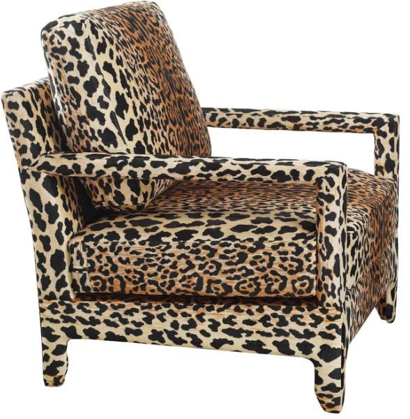 Stylecraft Black/Orange/White Lounge Chair-1