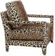 Stylecraft Black/Orange/White Lounge Chair-1