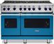 Viking® 7 Series 48" Alluvial Blue Pro Style Natural Gas Range-0