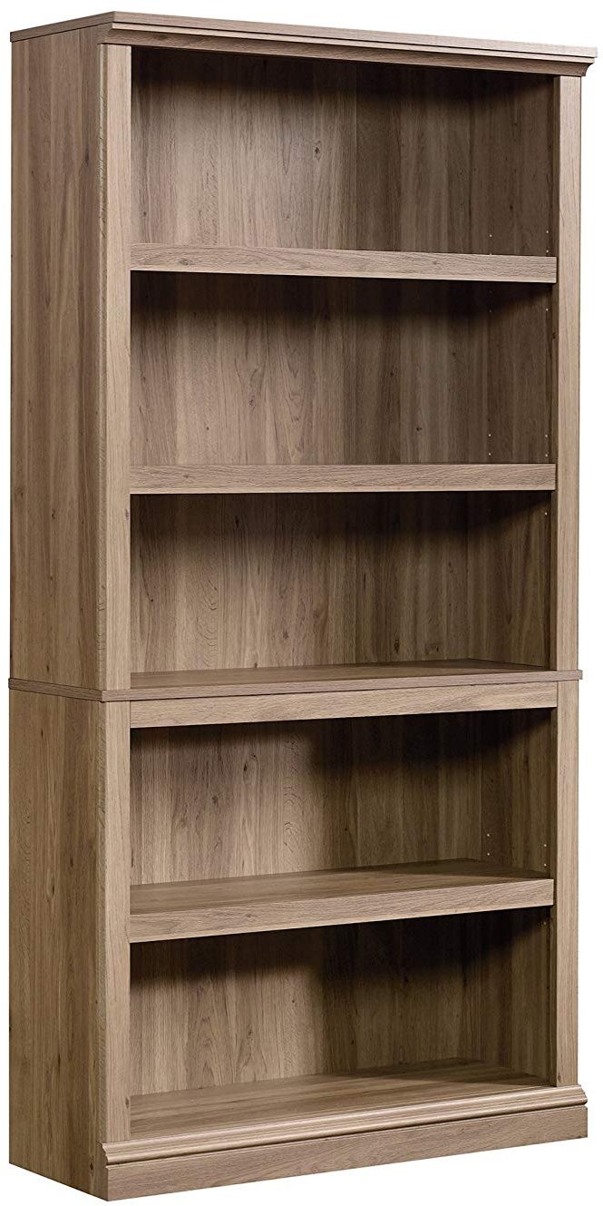 Sauder® Select Salt Oak® 5-Shelf Bookcase | Big Sandy Superstore