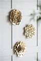 A & B Home Gold Succulent Glamorous Wall Plaque-5