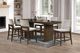New Classic® Home Furnishings Kody 7-Piece Cream/Walnut Counter Table Set-1