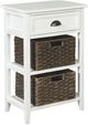 Oslember White Accent Table-0