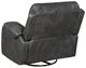Homelegance® Newnan Gray Manual Swivel Glider Recliner-4