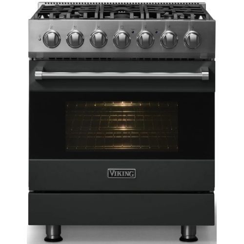 Viking® 3 Series 30" Antique Bronze Pro Style Dual Fuel Range-2