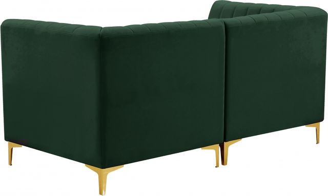 Meridian Furniture Alina Green Velvet Modular Sectional-2