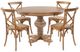 Powell® Banks 5-Piece Rustic Honey Dining Table Set-2