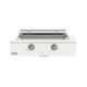 Caliber™ Rockwell Social 42" 2-Burner Matte White Built-In Liquid Propane Grill with Polished Chrome Hardware-0