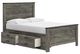 Signature Design by Ashley® Frandern Black/Gray Youth Full Storage Panel Bed-2