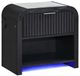 Global Furniture USA Beckett Black/White Nightstand with LED and Speaker-0