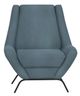 International Furniture Direct Tyne Slate Blue Chair-1