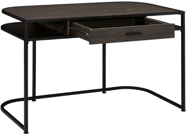 Coaster® Ember Dark Oak and Sandy Black 1-Drawer Writing Desk-1