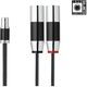 Pro-Ject 1.23m/4ft True Balance Connect It Phono RS 5 Pin Din / XLR (Pure Silver)-0
