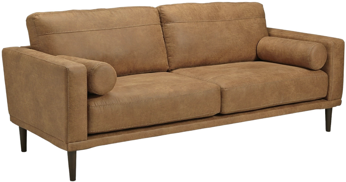 Signature Design by Ashley Arroyo Caramel Sofa Farnham s Furniture Galleries Casper Wyoming