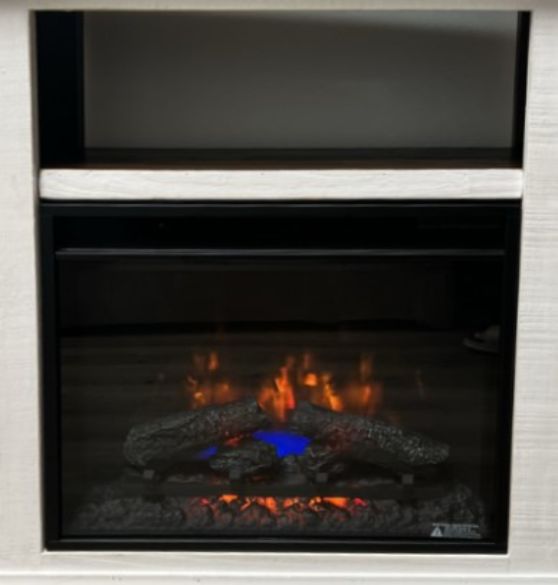 Million Dollar Rustic Portland Weathered White Fireplace-1