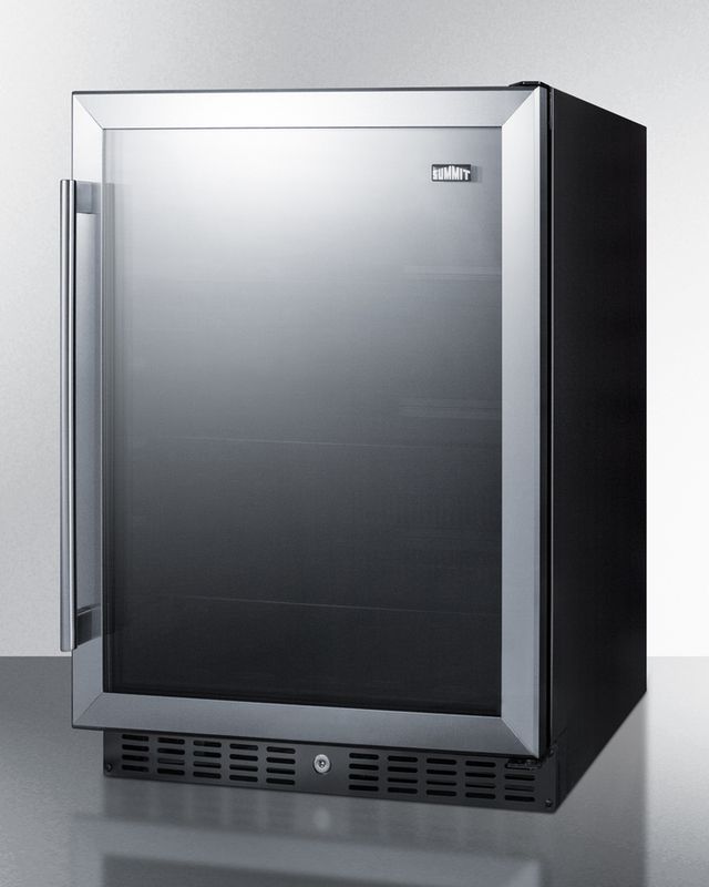 Summit® 24" 5.0 Cu. Ft. Stainless Steel Beverage Center-1