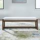 Liberty Furniture Harmony Brownstone/Oatmeal Dining Bench-1