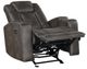 Mazin Furniture McBride Brown/Grey Power Recliner Chair-2