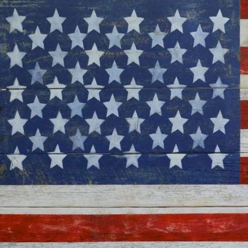 Classy Art American Flag by Brandi Fitzgerald Wall Art-1