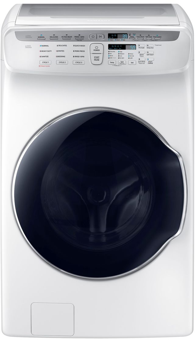 Samsung 5.5 Cu. Ft. White Front Load Washer-0