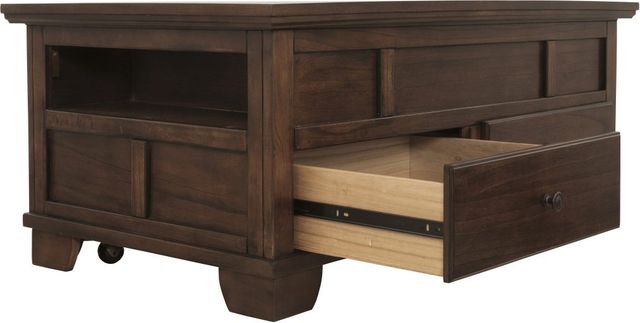 Signature Design by Ashley® Gately Medium Brown Lift Top Coffee Table-3
