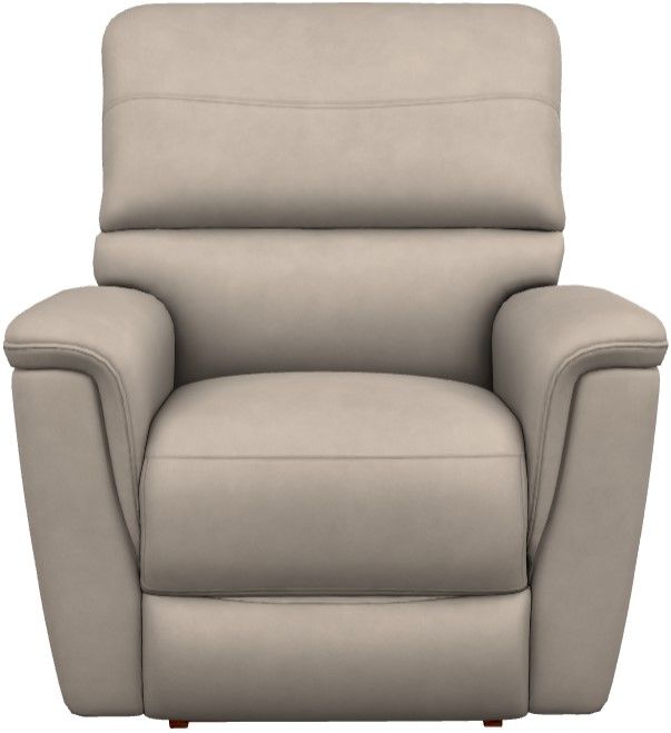 La-Z-Boy® Ava Ivory Leather Power Rocking Recliner with Headrest-1
