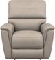 La-Z-Boy® Ava Ivory Leather Power Rocking Recliner with Headrest-1
