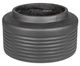 A & B Home Black Round Ridged Cement Planter-0