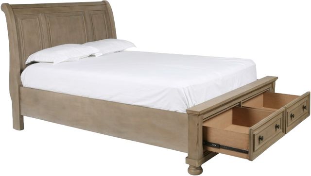 New Classic® Home Furnishings Allegra Pewter California King Sleigh Bed-3