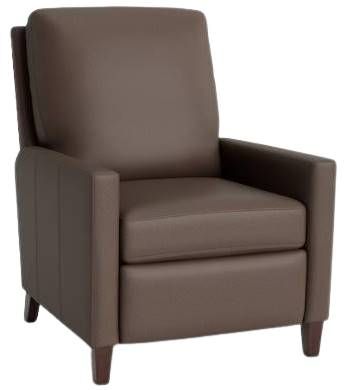 Bassett® Furniture Customizable Trevor Leather Track Arm Tall Back Recliner-0