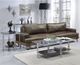 ACME Furniture Liddell Glass Top End Table with Chrome Base-1