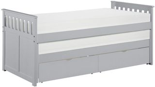 Homelegance® Orion Gray Twin/Twin Youth Panel Storage Bed