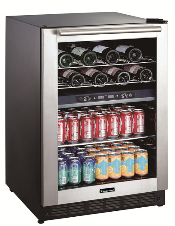 Magic Chef® Stainless Steel Wine Cooler Burns Sons