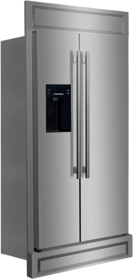 FORNO® 36 in 20.0 Cu. Ft. Fingerprint Resistant Stainless Steel Built In Side-by-Side Refrigerator -2